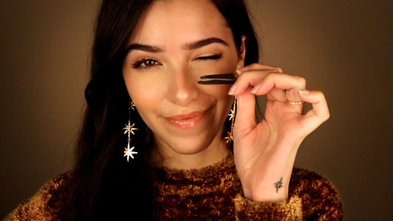 ASMR Doing Your Eyebrows: Closeup Attention