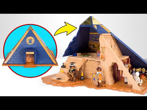 Видео: Строим пирамиду! Игровой набор Playmobil
