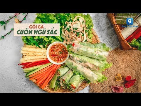 Video: Gà Cuộn Táo