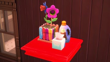 HOW TO CLUTTER SURFACES WITH THIS AMAZING SHELF || The Sims 4