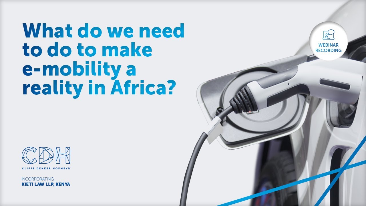 Webinar - What do we need to do to make e-mobility a reality in Africa ...