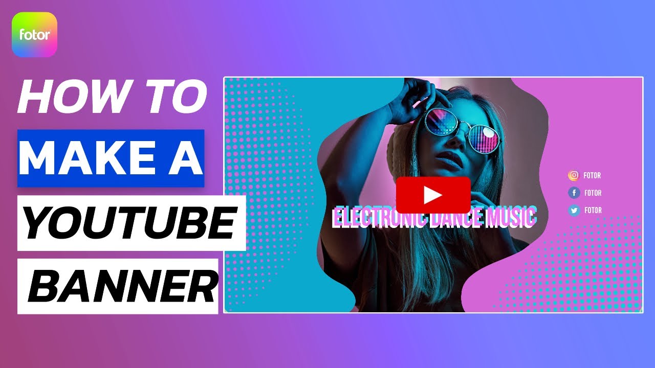 YouTube Banner Maker: Create YouTube Banner Online Free