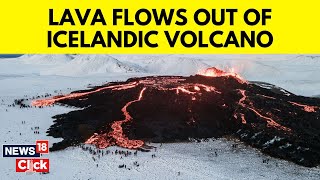 Icelandic Volcano Is Sending Lava Towards A Nearby Community Again | Iceland Volcano Lava | N18V