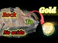 How to recover gold from Rock Without using any liquid acids# gold recovery from Rock