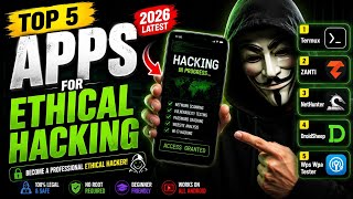 Top 5 Apps for Ethical Hacking 2026: Learn Cyber Security on Your Mobile! 📱)