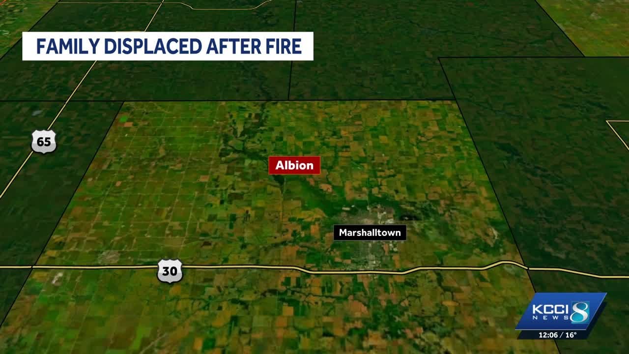 Family displaced after fire damages home in Marshall County - YouTube