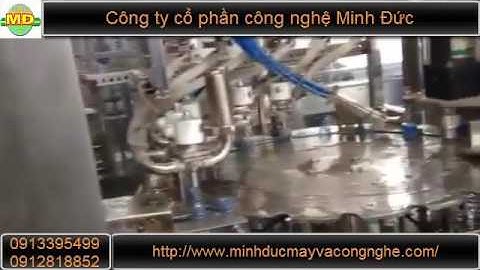 Máy đóng chai nước lọc chính xác Minh Đức