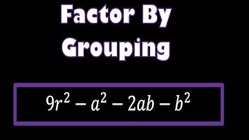How to factor by Grouping - Factor by Grouping - Factoring a Polynomial