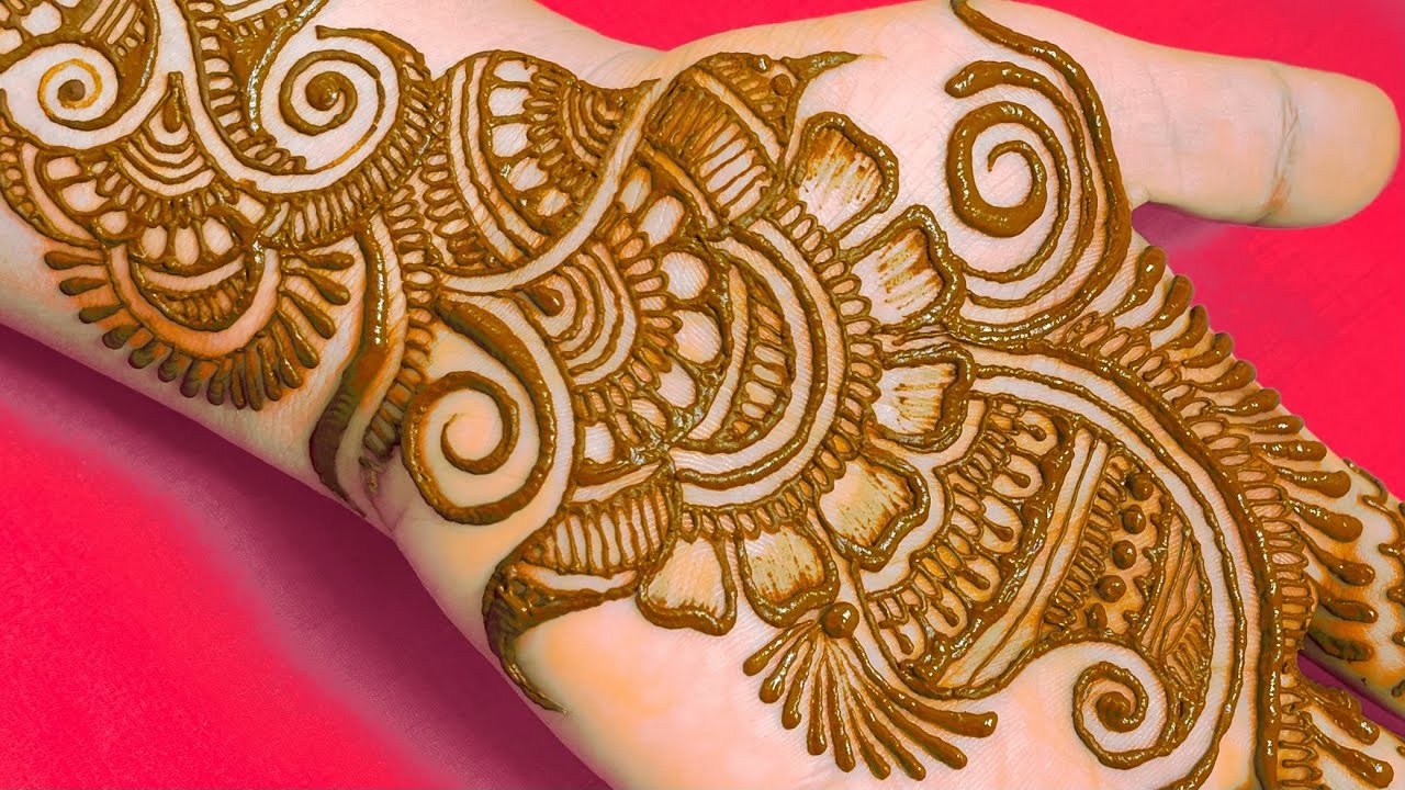 New Year 2022 SPECIAL SIMPLE MEHENDI DESIGN || VERY EASY SHADED ...