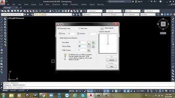 13-how to use array classic command in AutoCad 2020_كيفية استخدام أمر المصفوفة ضمن برنامج الاوتوكاد
