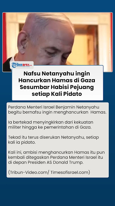 Nafsu Benjamin Netanyahu Habisi Hamas, Ingin Hancurkan Kekuatan Militer hingga Pemerintahan di Gaza