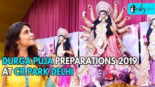 Durga Puja Preparations At CR Park, Delhi | Curly Tales