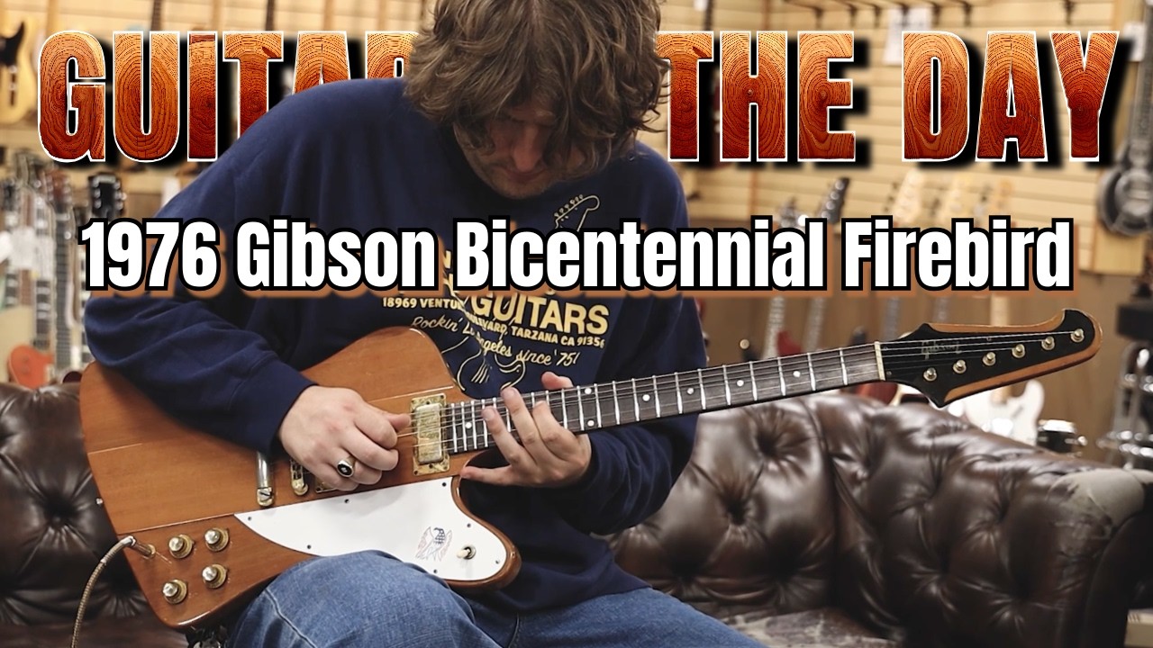 1976 Gibson Bicentennial Firebird | Guitar of the Day - YouTube