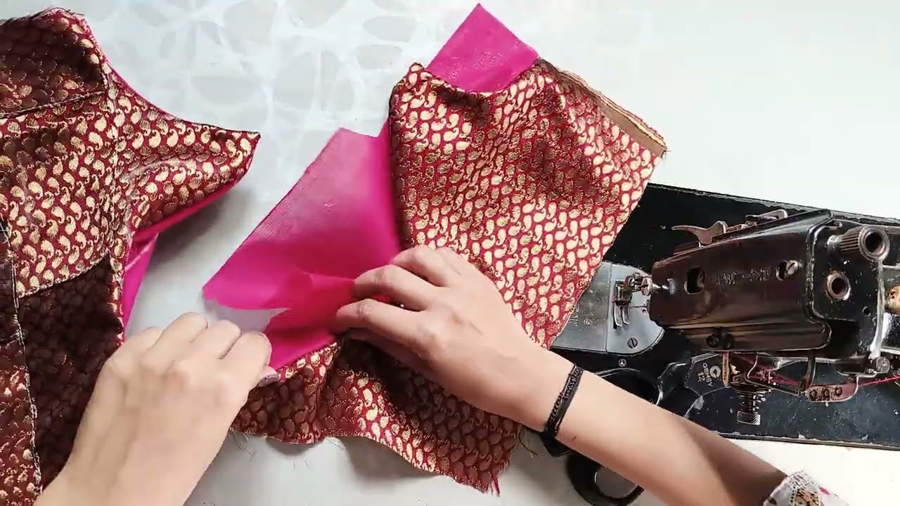 Boat Neck Blouse Design Cutting andStitching | Designer Blouse Design Simple and Easy Blouse Back