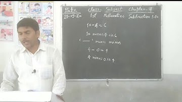 Class - 1st Mathematics Chapter 4th by Shriram Sahani