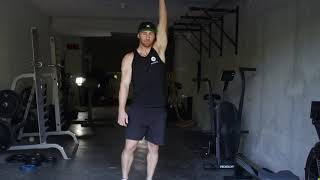 SIngle Arm DB Overhead Split Squat