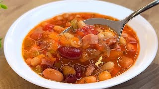 Blood sugar drops immediately! This bean soup recipe is a real treasure!