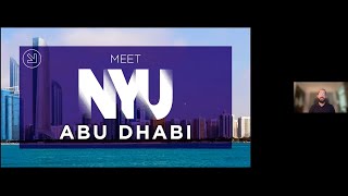 Telling your story in a college application essay and an intro to New York University Abu Dhabi