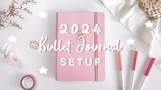 🎀 my 2024 bullet journal setup ( GIVEAWAY!)