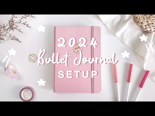 🎀 my 2024 bullet journal setup (+GIVEAWAY!) class=