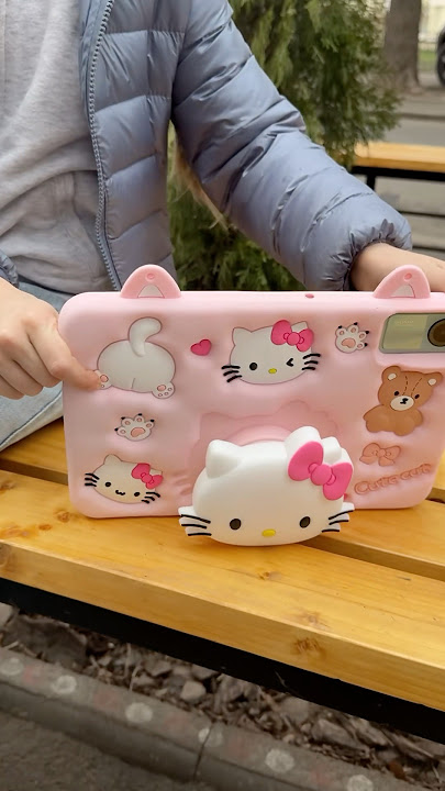 Cute Hello Kitty tablet case #case24 #tabletcase #hellokittycase #ipadcase #xiaomicase #samsungcase