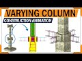 How to provide column reinforcement  column design  rcc column construction  rebar reinforcement