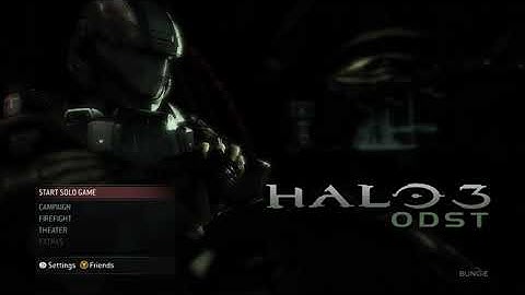 Halo 3: ODST - Loading Screen and Main Menu Theme Music