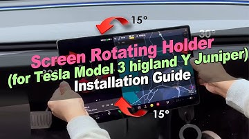 2026 Tesla Model Y Juniper 3 Highland Display Screen Bracket Tilt Rotating Swivel Mount Install