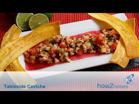 Video: Fluke Ceviche -resepti, Avokado, Kurkut Ja Fresno Peppers