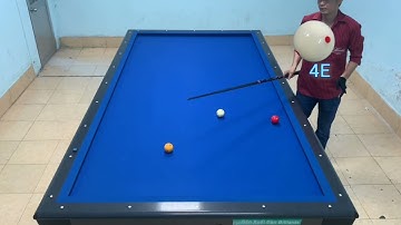 Bida 3 băng| Bộ số bankshot bằng phương pháp vẽ hình học cực kỳ đơn giản xử lý hình bi khó. Carom 3C
