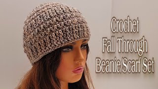 Crochet Hat AND Scarf SET Tutorial - Fall Through Hat and Scarf Set