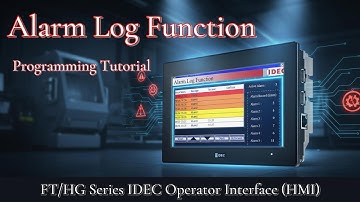 IDEC HMI HG/FT Series - Alarm Log Function Programming Tutorial (NV4 Software)