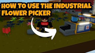 How to use the Industrial flower picker in Roblox Islands screenshot 3