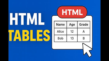 HTML Tables Tutorial | Learn Table, Tr, Th, Td in 3 Minutes