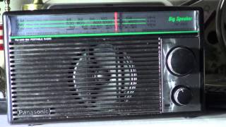 Radio Ukraine on WRMI with Panasonic RF 562 Analog receiver