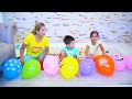 Learn Colors With Balloons And Daddy Finger song - KLS