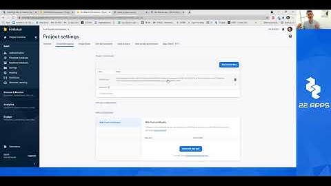 Step 2.3 - Grabbing Your "Firebase Server Key" for 22apps