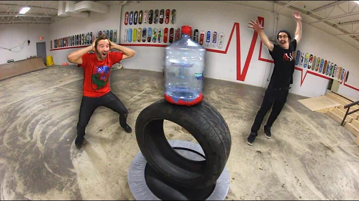 Ultimate GIANT Bottle Flipping Trick Shots!
