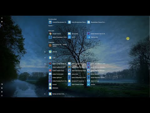 Video: Kā operētājsistēmā Windows 10 noņemt izvēlni Sākt?