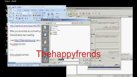 Tutorial: Upload a Torrent