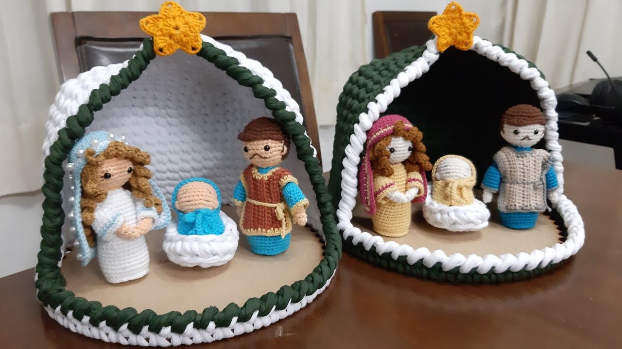 CASITA PARA NACIMIENTO NAVIDEÑO AMIGURUMI A CROCHET 3/3