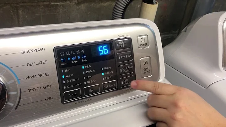 How To Use SELF CLEAN On Your Samsung Washer
