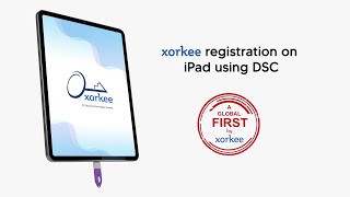 xorkee registration on iPad using DSC screenshot 5