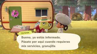 Tortimer a llegado a Cayo Fauno!!! - Animal Crossing New Horizons