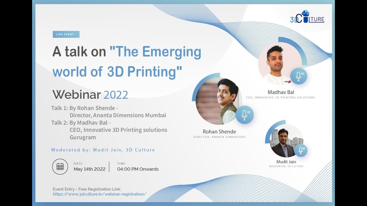 Webinar trailer the emerging world of 3d printing youtube