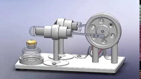 OSU ME5680 Stirling Engine Motion Study