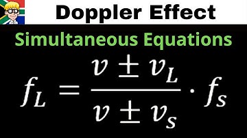 Doppler Effect grade 12: Simultaneous