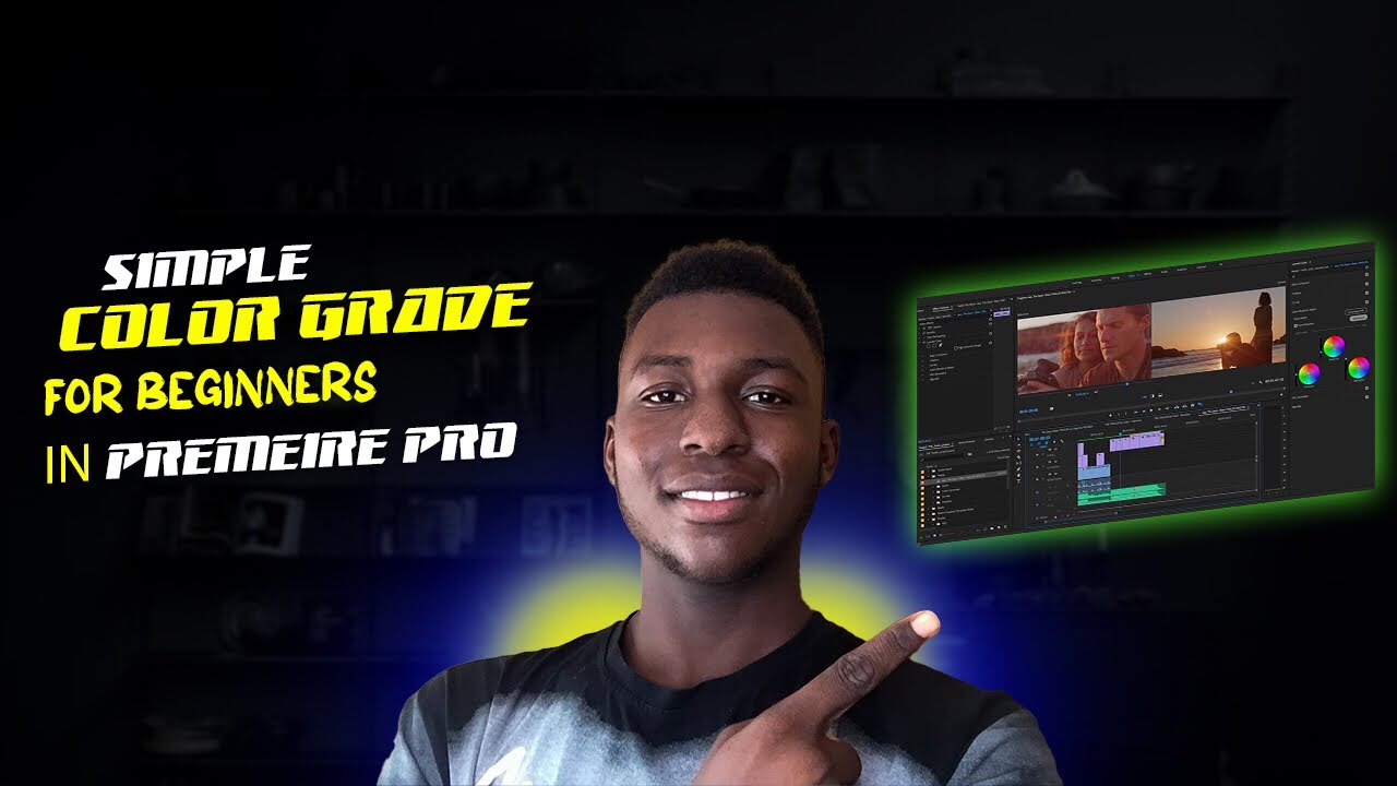 Simple color grading tutorial for beginners In Nigeria - YouTube