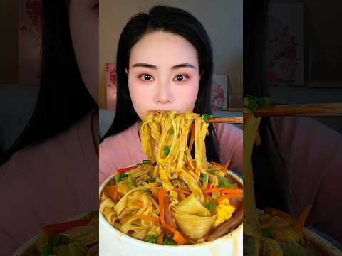 Spicy Fire 🔥🌶🍜 Noodle #asmreating #mukbang #yummy #delicious #noodlechallenge