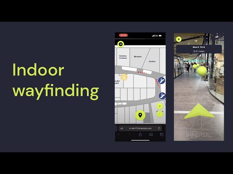 WebAR Indoor Navigation at Mall of Tripla, Helsinki